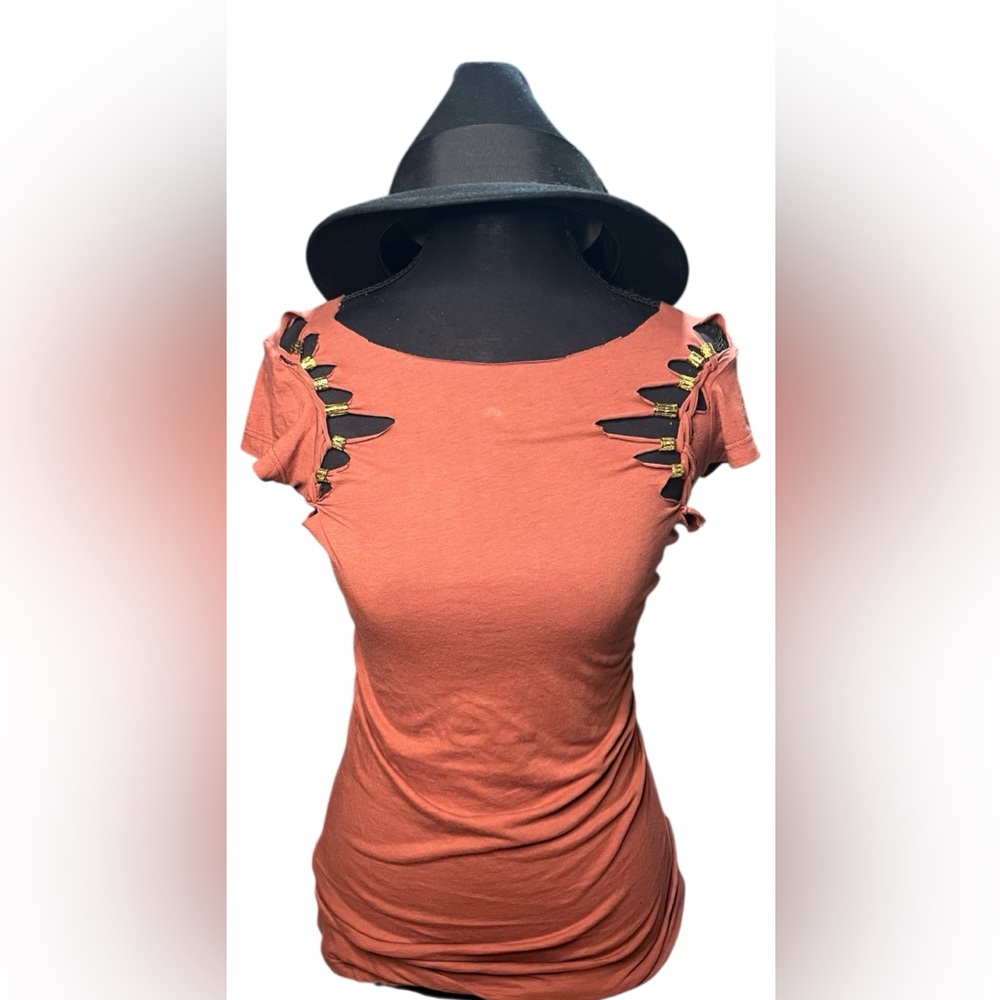 SHREDDED Custom cut T-shirt by NEVA